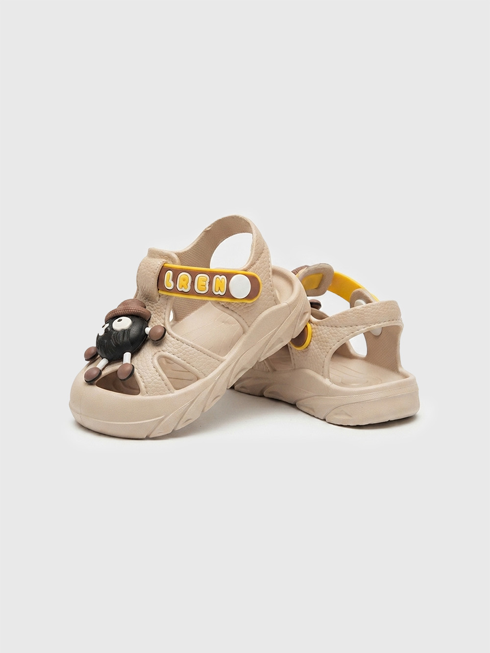 KiddoBounce Rice Hat EVA Clogs Chocolate - B99